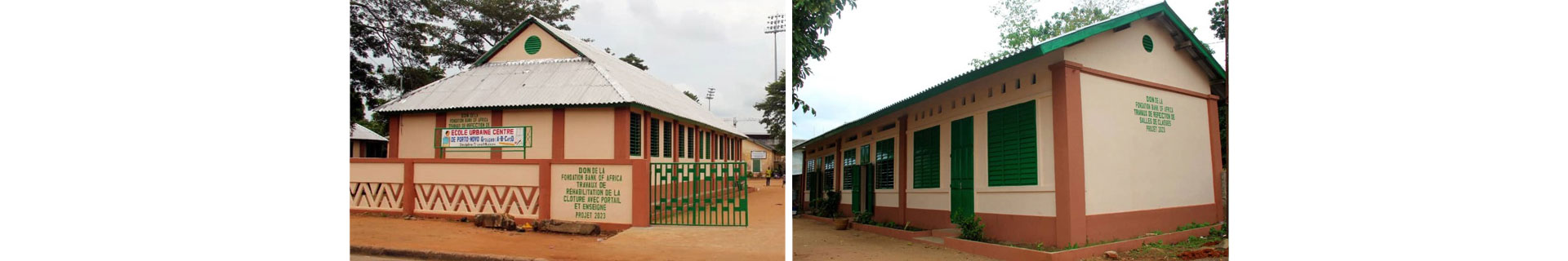 Bénin : Rénovation d’une école d’exception